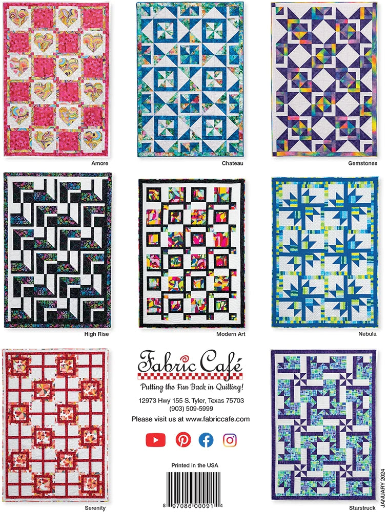 Fabric Cafe - Go Bold With 3 Yard Quilts
