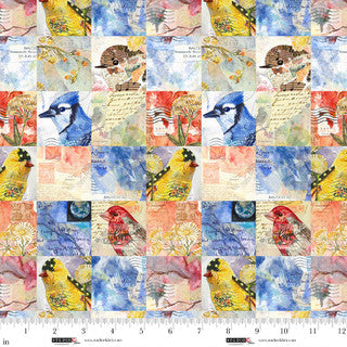 StudioE Air Mail Mini Bird Blocks - Multi