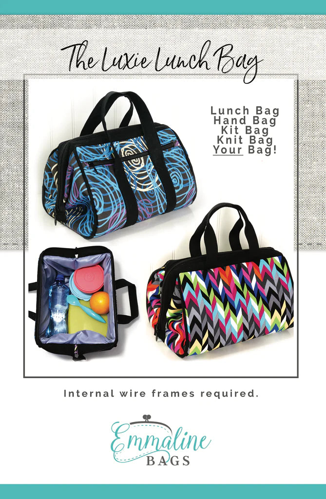 Emmaline Paper Pattern - The Luxie-Lunch Bag