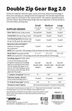 ByAnnie - Double Zip Gear Bags 2.0