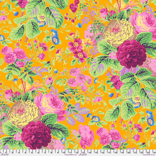 Kaffe Fassett Collective Gradi Floral - Gold
