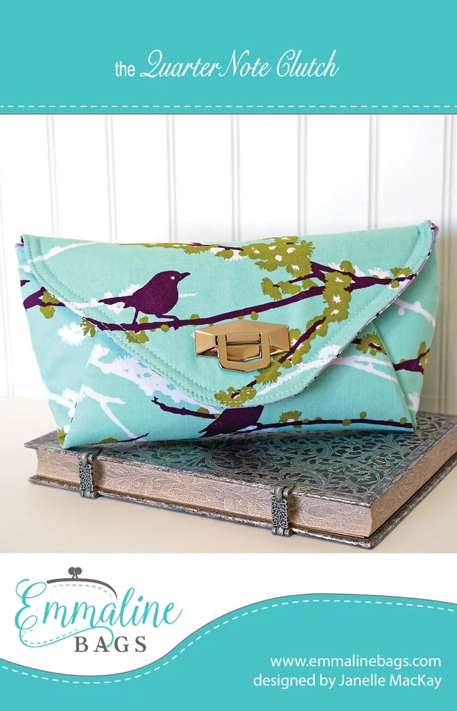Emmaline Paper Pattern - The Quarter Note Clutch