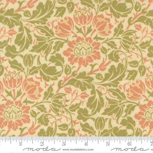Moda Morris Muse Flowering Scroll - Parchment
