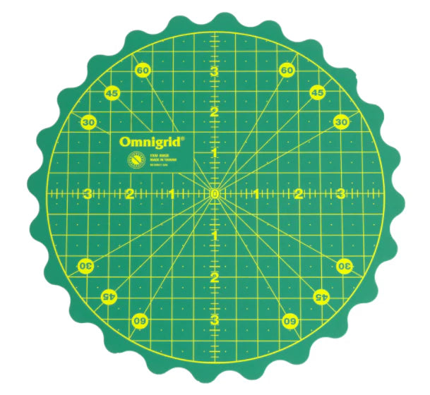 Omnigrid 360° Rotating / Rotary Cutting Mat, Small 8"
