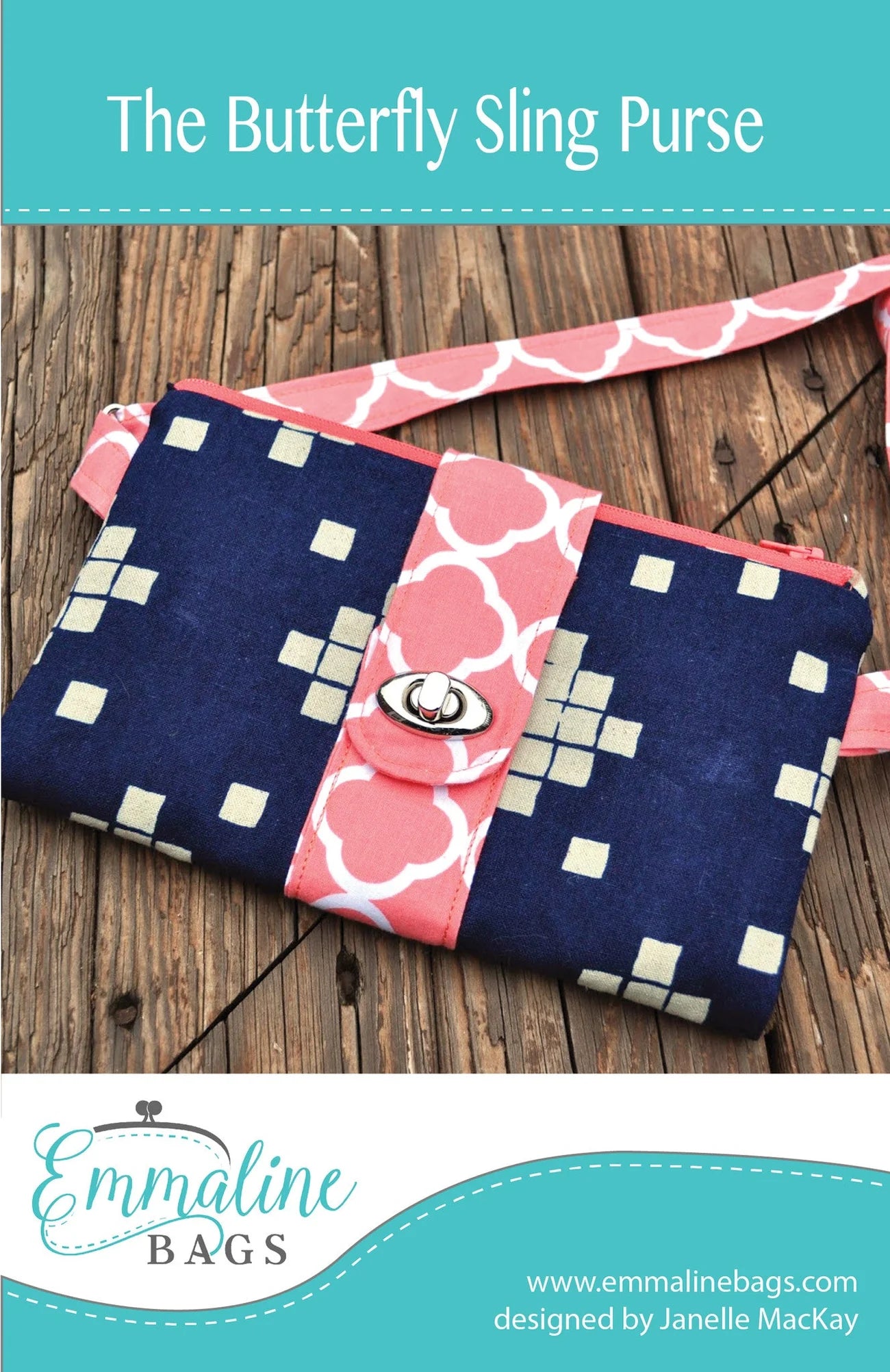 Emmaline Paper Pattern - The Butterfly Sling Purse