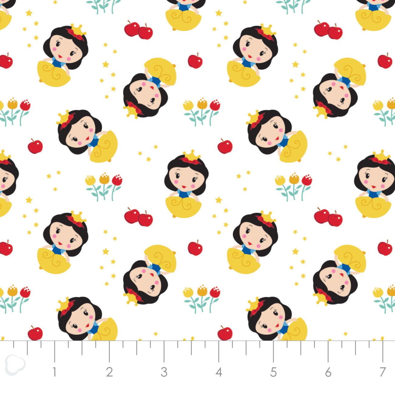 Disney Princess Kawaii - Cute Snow White Toss - White