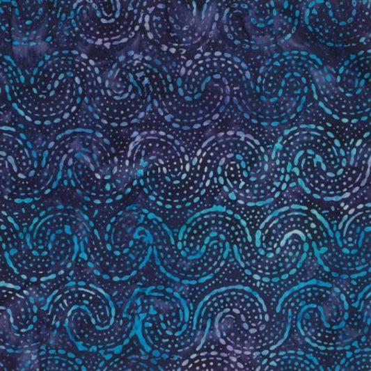 Blank Ocean Mandala Batiks - Tidal Pool - Black Rabbit Fabric Inc.
