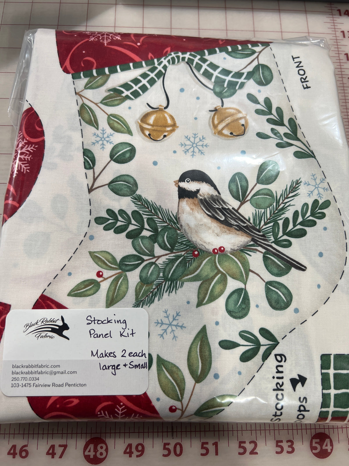 Quilt Kit - When Snow Falls Stocking Kit