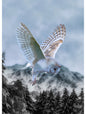 Call of the Wild Owl Panel 31" x 44"