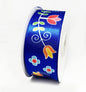 Printed Single Face Satin Ribbon 38mm - Royal