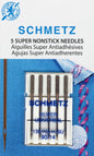 Schmetz Super Nonstick Needle 5ct, Size 90/14