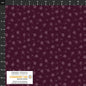 PRE-ORDER Stof The Sweetest Embrace Floral Burst - Purple - Black Rabbit Fabric Inc.