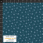 PRE-ORDER Stof The Sweetest Embrace Floral Burst - Teal - Black Rabbit Fabric Inc.