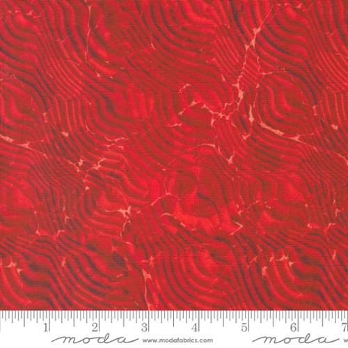 Moda Curated In Colour Marbles Blenders - Red 7462-12