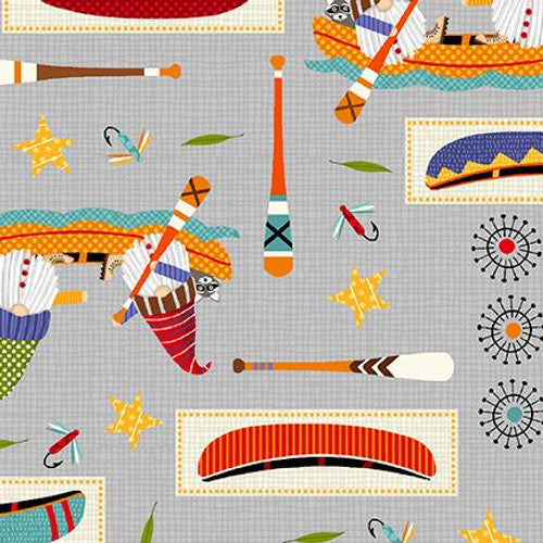 Camping Gnomes Canoes