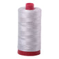 Aurifil Mako Cotton Embroidery Thread Solid 12wt 356yds Aluminum