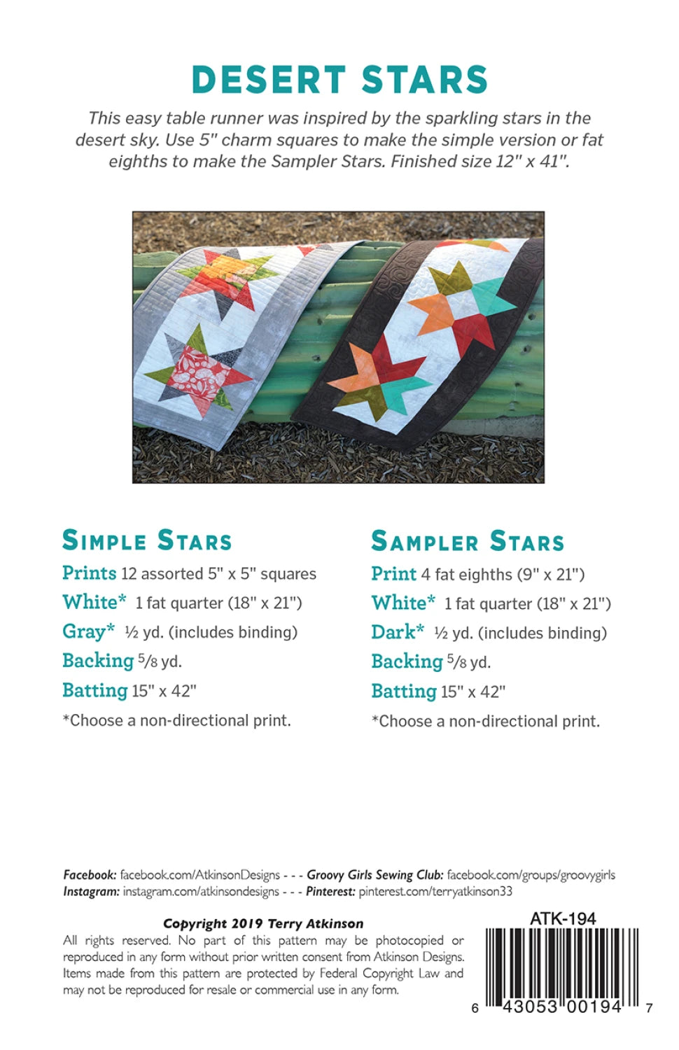 Desert Stars Pattern