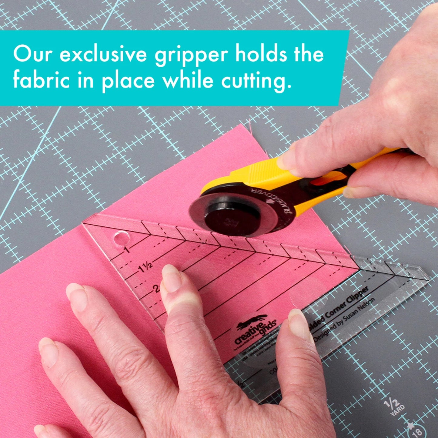 Creative Grids Quilt Ruler Folded Corner Clipper Tool