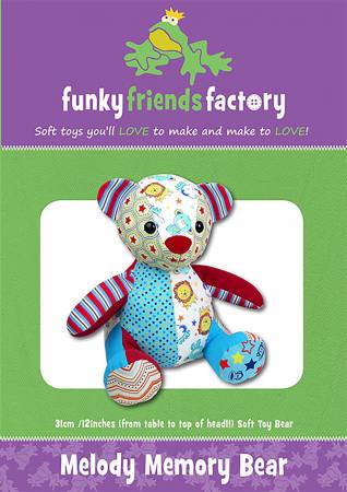 Paper Pattern - Funky Friends Factory Melody Memory Bear