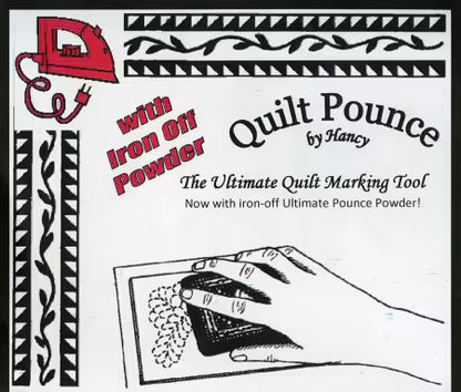 Full Line Stencil: Ultimate Pounce Powder Pad - White