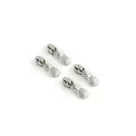Pineapple Zipper Sliders with Pulls - *SIZE#5* (4 pack)
