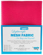ByAnnie’s Lightweight Mesh Fabric, 18" X 54", Lipstick
