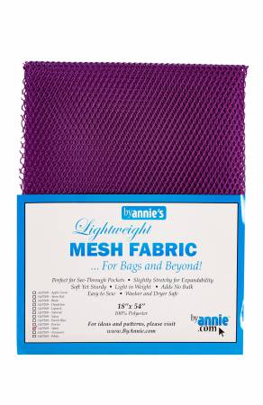 ByAnnie’s Lightweight Mesh Fabric, 18" X 54", Tahiti