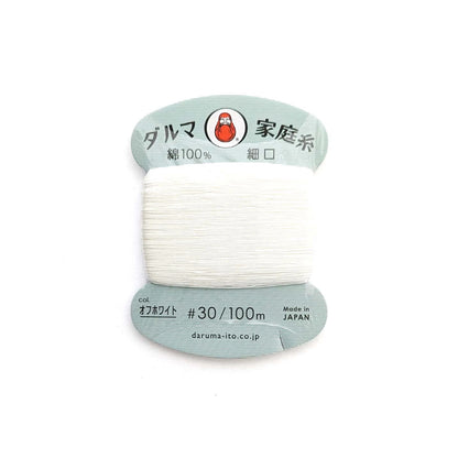 Multipurpose Cotton Thread 30wt Off White