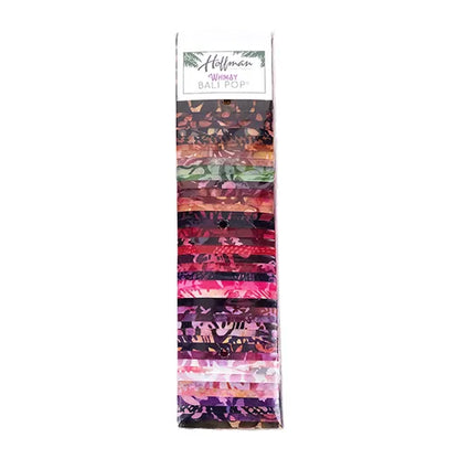Jelly Roll - Hoffman Batik Bali Pop - Whimsy - Black Rabbit Fabric Inc.