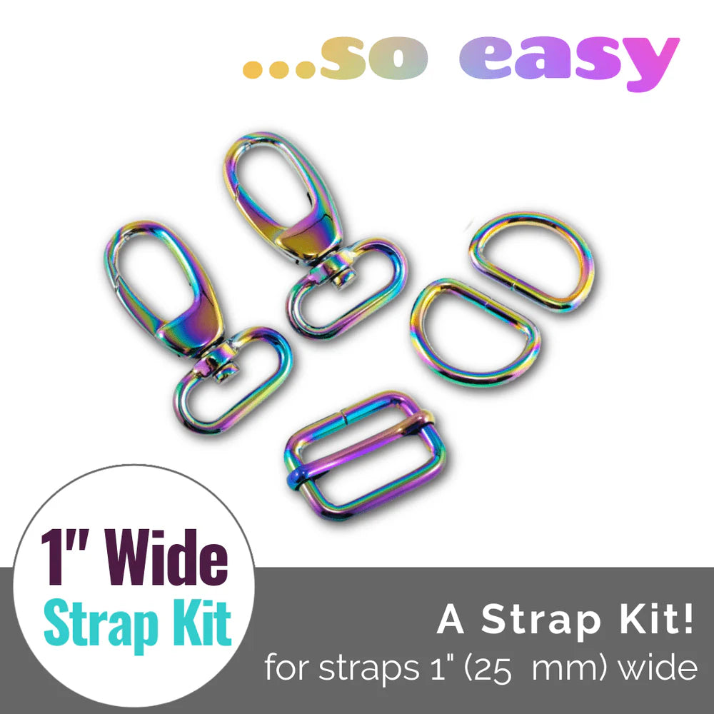 Emmaline Hardware Kit - Strap Kit to fit a 1" (25 mm) Wide Strap
