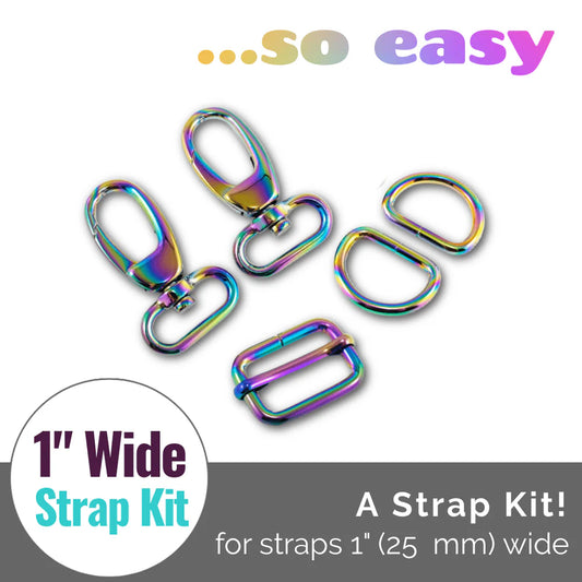 Emmaline Hardware Kit - Strap Kit to fit a 1" (25 mm) Wide Strap