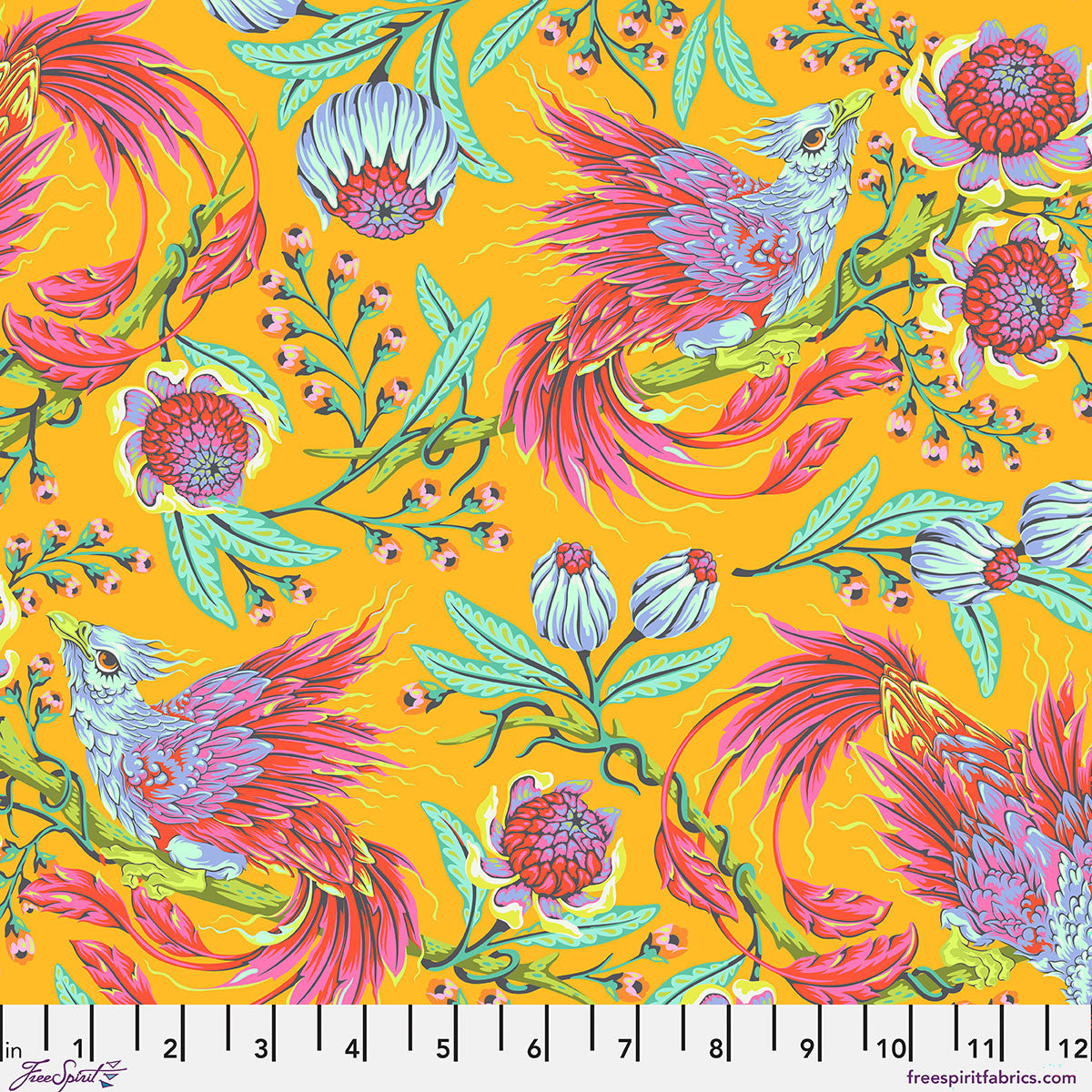 ***PRE-ORDER*** Tula Pink Legendary Hot Wings - Dandelion