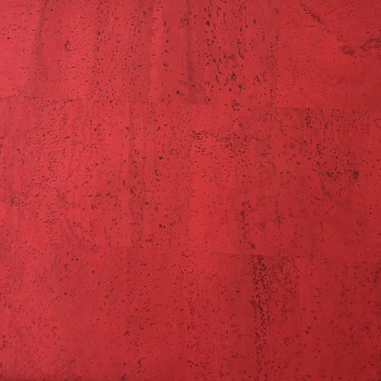 Candy Red Cork Fabric