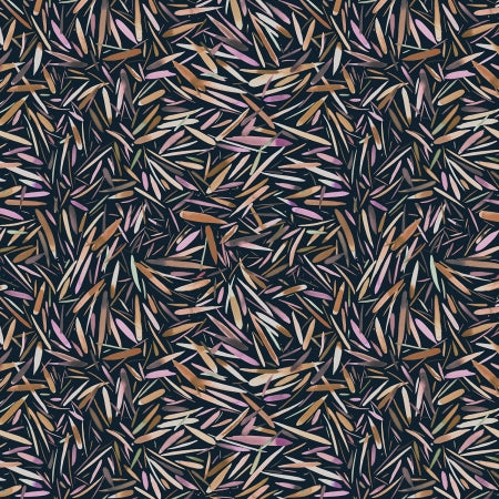 RJR Tranquil Breeze - Wishes - Black Digiprint Fabric