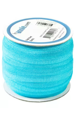 ByAnnie - Fold-over Elastic 3/4in - Parrot Blue