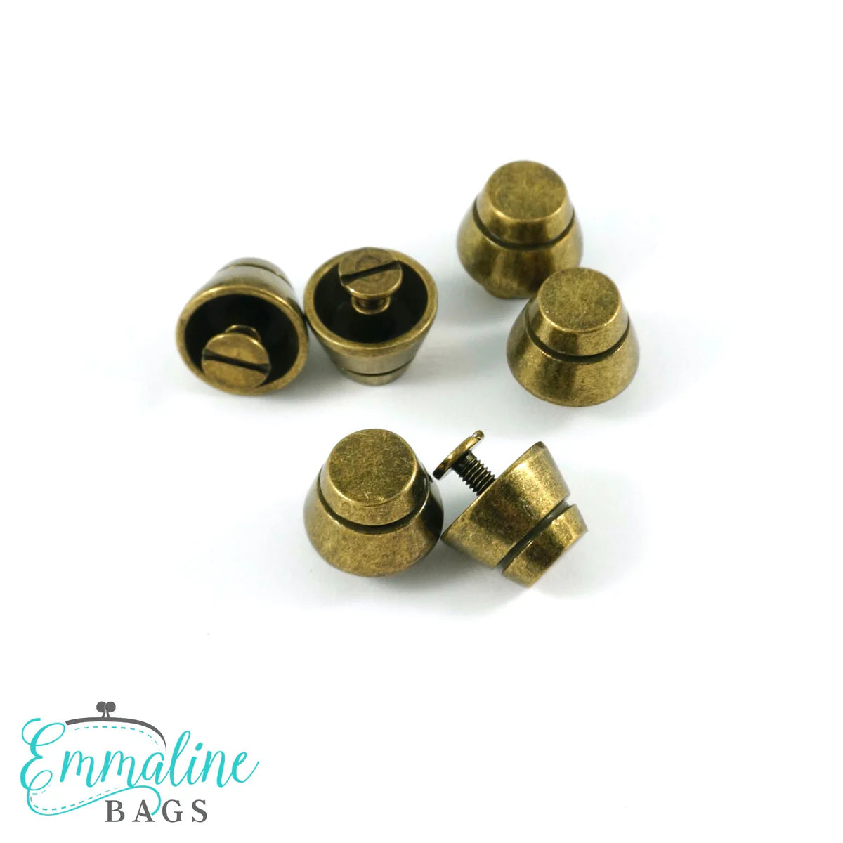 Emmaline Premium Purse Feet: 14mm (6 Pack)