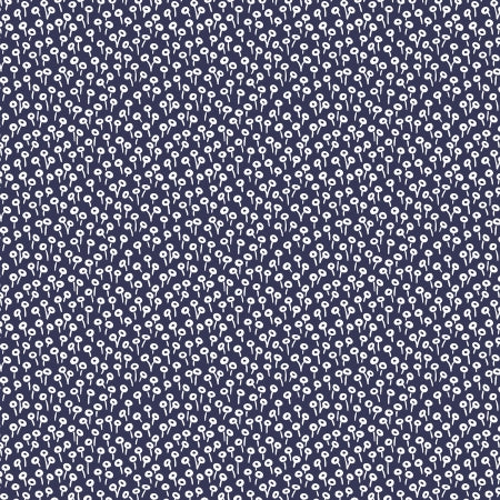 Cotton+Steel - Tapestry Dot - Navy Fabric