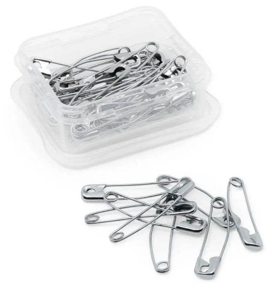 Dritz Curved Safety Pins Size 2, 38mm - Black Rabbit Fabric Inc.