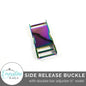 Emmaline Side Release Buckle: With Double Bar Adjuster - 1" (25 mm)