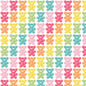 Be The Rainbow by CDS - Bright Gummy Bears - White 1 meter cuts
