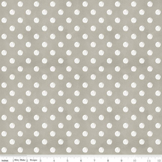 RB - Coffee Chalk Polka Dots Taupe