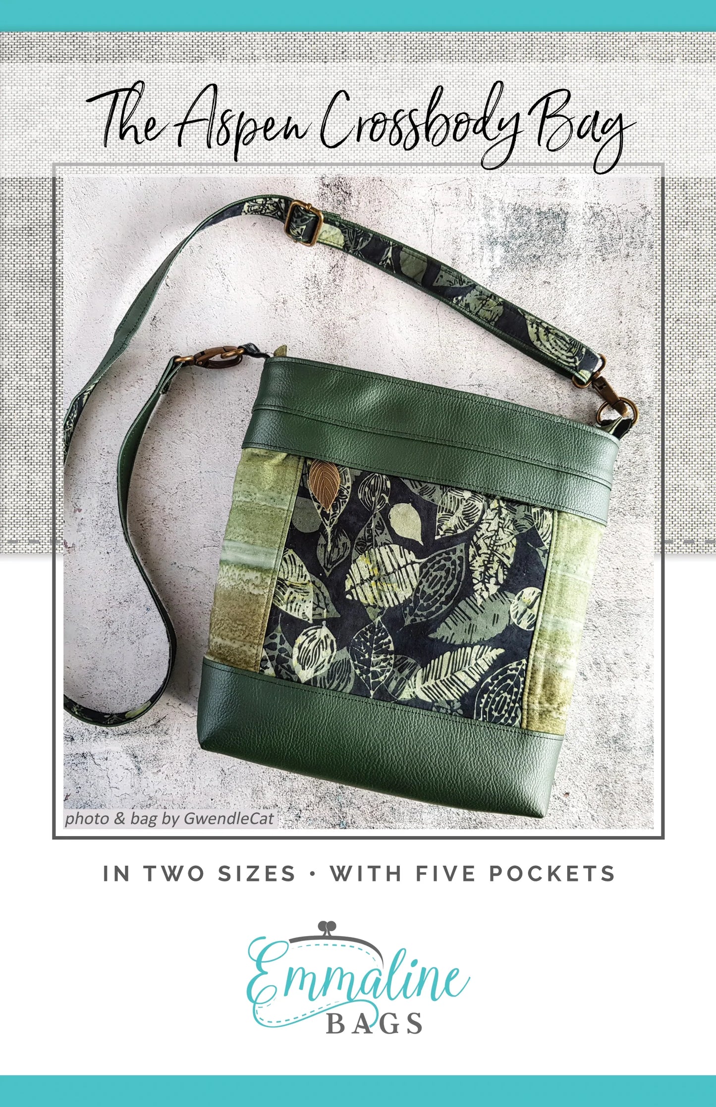 Emmaline Paper Pattern - The Aspen Crossbody Bag