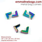 Metal Corners for Purses 3/4" x 3/4" (10 Pack)