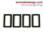 Flat Rectangular Rings (4 Pack)