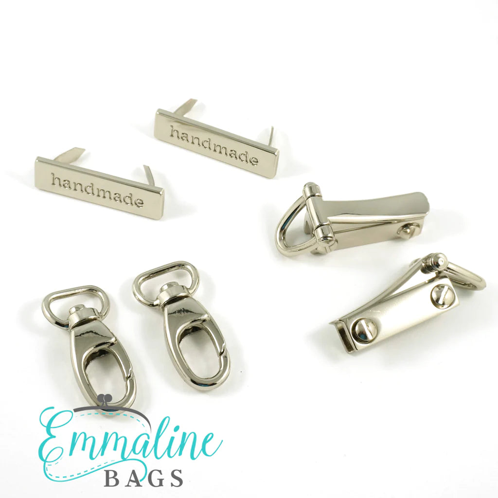 Emmaline Hardware Kit - Flora Wristlet