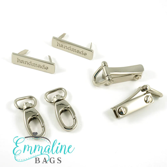 Emmaline Hardware Kit - Flora Wristlet