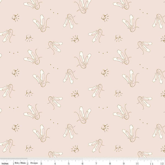 RB - Spin & Twirl Slippers Ballerina Sparkle 1 meter cuts