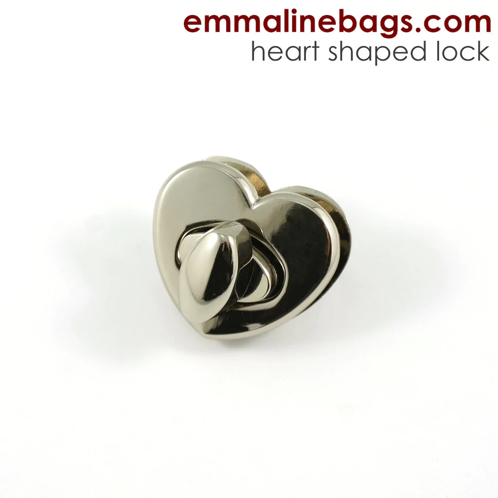 Emmaline Heart Shaped Bag Lock