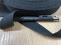 Cotton Twill Tape - black 25mm - Black Rabbit Fabric Inc.