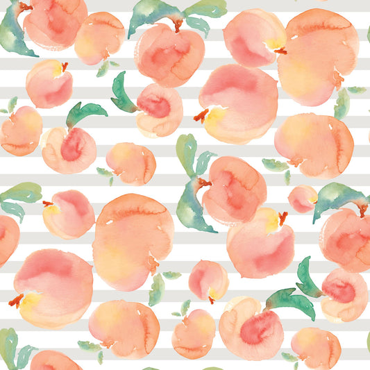 Peaches - Smaller Scale Cotton Woven